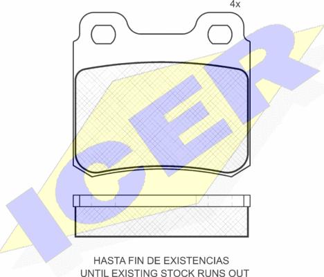 Icer 180772 - Set placute frana,frana disc aaoparts.ro