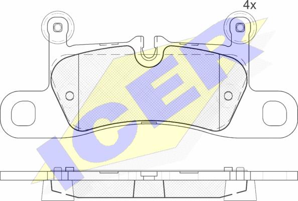 Icer 181987 - Set placute frana,frana disc aaoparts.ro