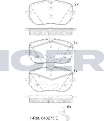 Icer 182432-208 - Set placute frana,frana disc aaoparts.ro