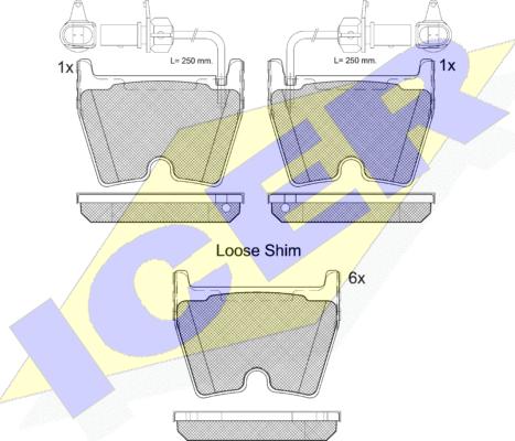 Icer 182113-202 - Set placute frana,frana disc aaoparts.ro