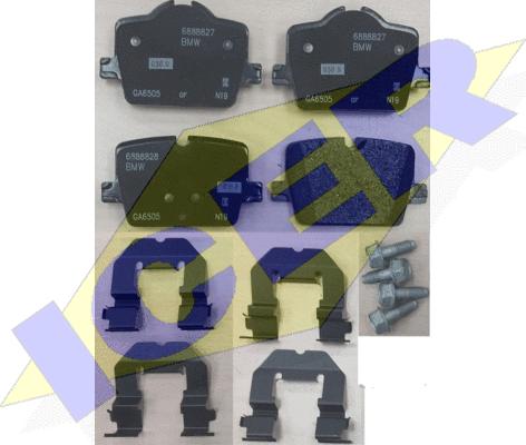 Icer 182363 - Set placute frana,frana disc aaoparts.ro