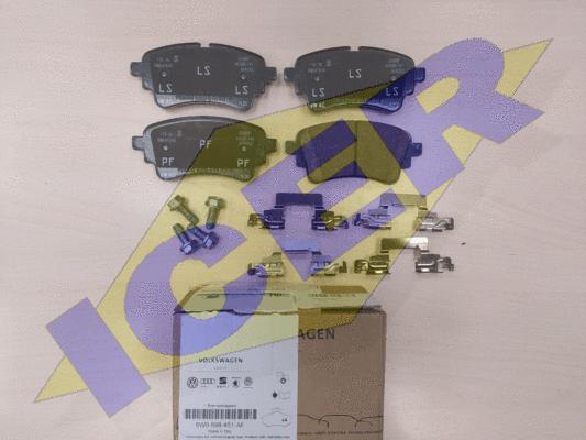 Icer 182256-203 - Set placute frana,frana disc aaoparts.ro