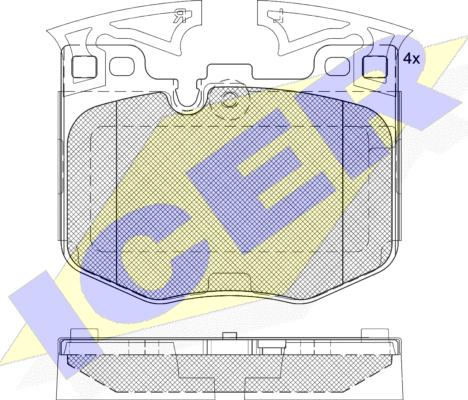 Icer 182280 - Set placute frana,frana disc aaoparts.ro