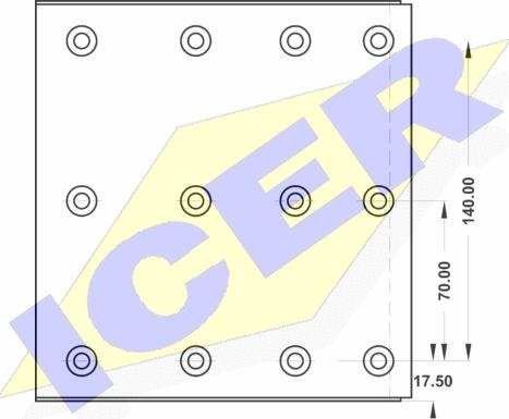 Icer 21 9938 00 - Set garnituri de frictiune, frana tambur aaoparts.ro