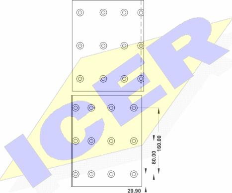 Icer 21 9847 00 - Set garnituri de frictiune, frana tambur aaoparts.ro