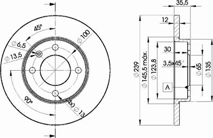 Icer 78BD3300 - Disc frana aaoparts.ro