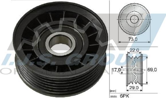 IJS GROUP 93-1508 - Rola ghidare / conducere, curea transmisie aaoparts.ro