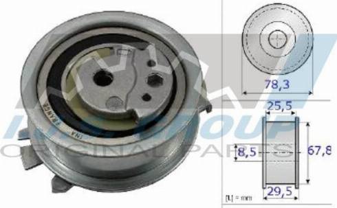 IJS GROUP 93-1841 - Rola intinzator,curea distributie aaoparts.ro