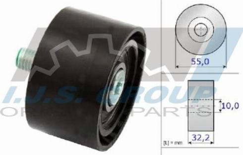 IJS GROUP 93-2146 - Rola ghidare / conducere, curea transmisie aaoparts.ro