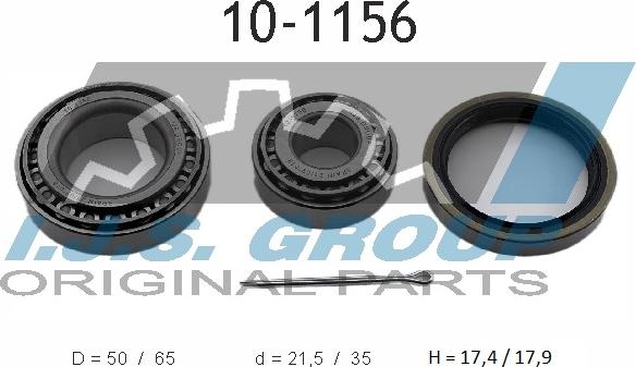 IJS GROUP 10-1156 - Set rulment roata aaoparts.ro