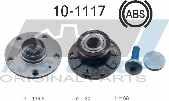IJS GROUP 10-1117 - Set rulment roata aaoparts.ro