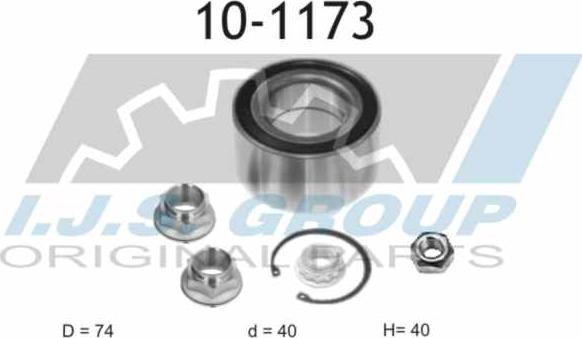 IJS GROUP 10-1173 - Set rulment roata aaoparts.ro