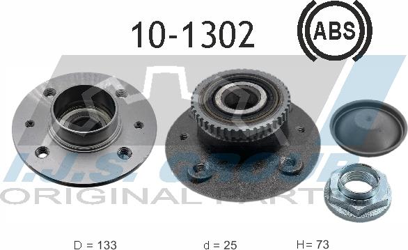 IJS GROUP 10-1302 - Set rulment roata aaoparts.ro