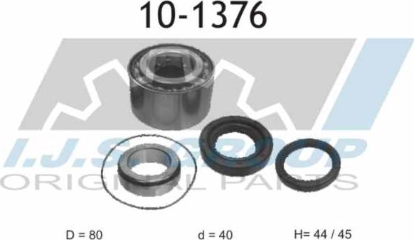 IJS GROUP 10-1376 - Set rulment roata aaoparts.ro