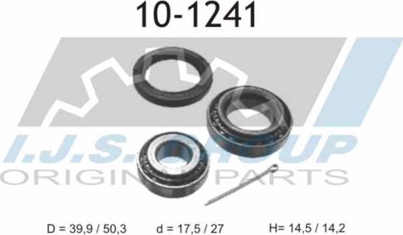 IJS GROUP 10-1241 - Set rulment roata aaoparts.ro