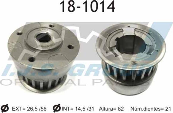 IJS GROUP 18-1014 - Roata dintata, ax distributie aaoparts.ro