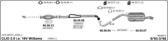 Imasaf 566000012 - Sistem de esapament aaoparts.ro