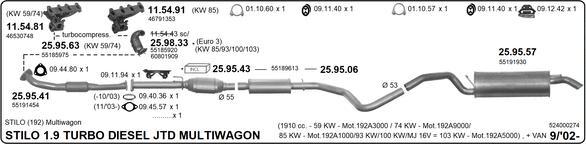IMASAF 524000274 - Sistem de esapament aaoparts.ro