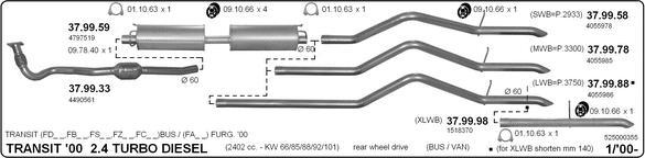IMASAF 525000355 - Sistem de esapament aaoparts.ro