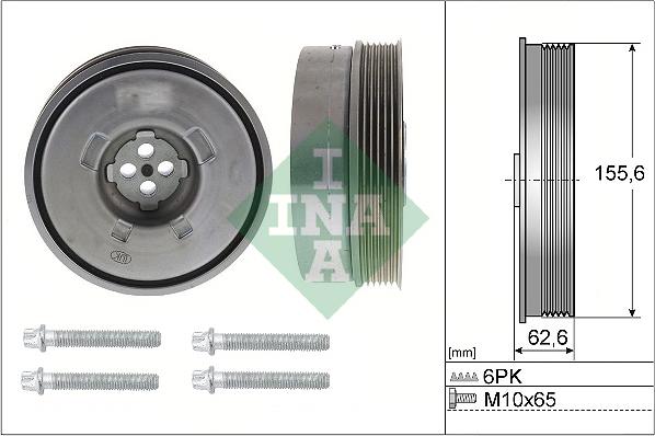 INA 544 0501 20 - Fulie curea, arbore cotit aaoparts.ro