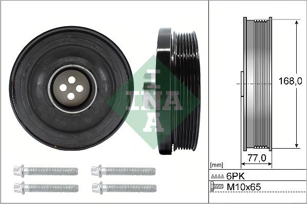 INA 544 0130 20 - Fulie curea, arbore cotit aaoparts.ro