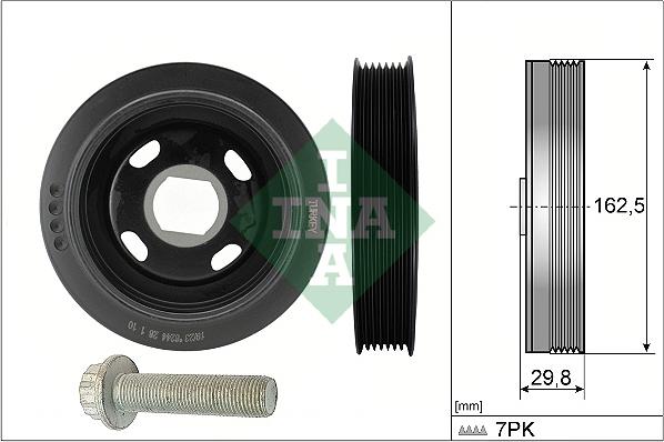 INA 544 0179 20 - Fulie curea, arbore cotit aaoparts.ro