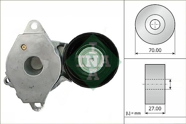 INA 534 0969 10 - Intinzator curea, curea distributie aaoparts.ro