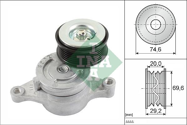 INA 534 0457 10 - Intinzator curea, curea distributie aaoparts.ro