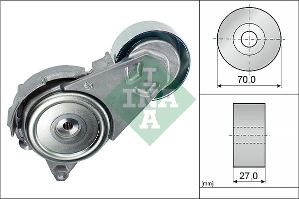 INA 534 0408 10 - Intinzator curea, curea distributie aaoparts.ro