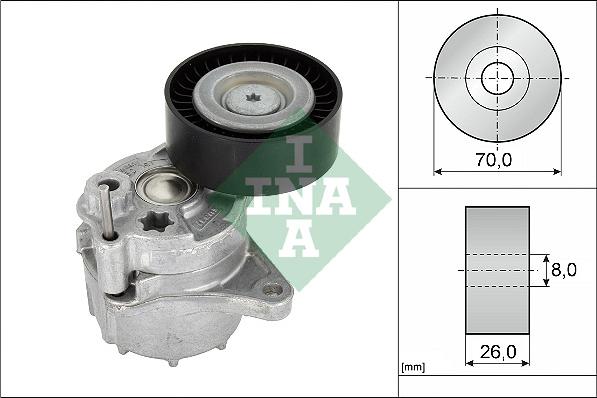 INA 534 0481 10 - Intinzator curea, curea distributie aaoparts.ro