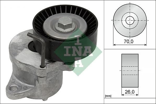 INA 534 0439 10 - Intinzator curea, curea distributie aaoparts.ro