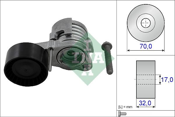 INA 534 0432 10 - Intinzator curea, curea distributie aaoparts.ro