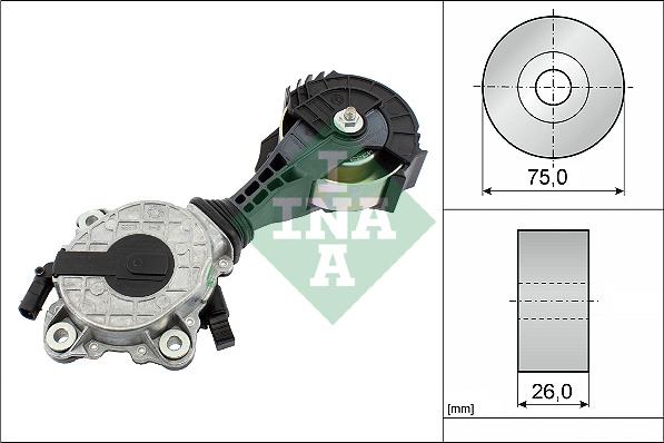 INA 534 0425 10 - Intinzator curea, curea distributie aaoparts.ro