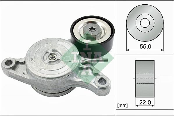 INA 534 0420 10 - Intinzator curea, curea distributie aaoparts.ro