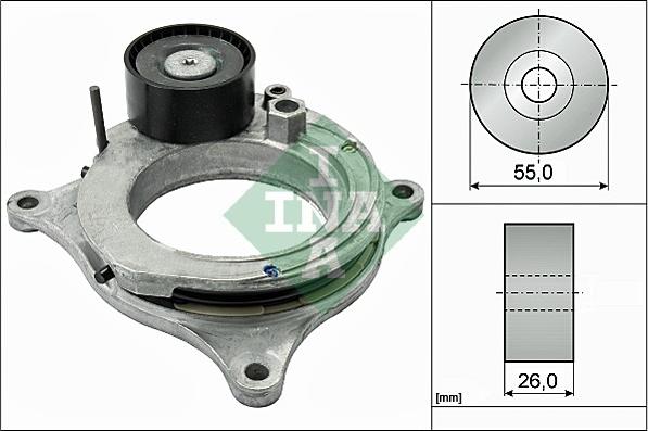 INA 534 0598 10 - Intinzator curea, curea distributie aaoparts.ro