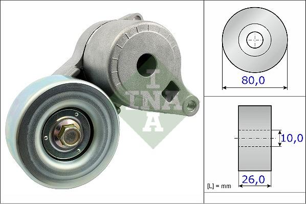 INA 534 0509 10 - Intinzator curea, curea distributie aaoparts.ro