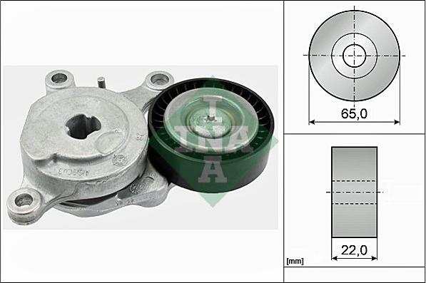 INA 534 0575 10 - Intinzator curea, curea distributie aaoparts.ro