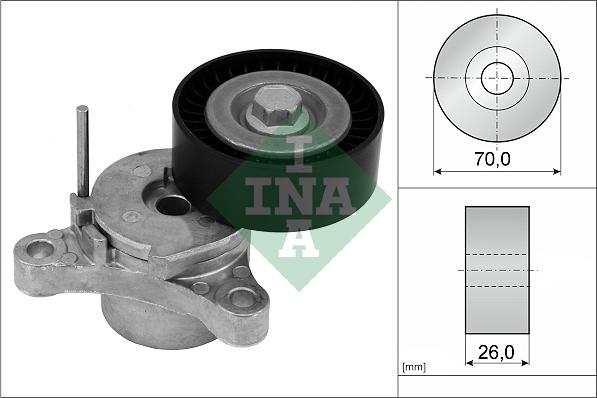 INA 534 0666 10 - Intinzator curea, curea distributie aaoparts.ro