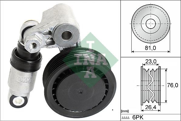 INA 534 0011 10 - Intinzator curea, curea distributie aaoparts.ro