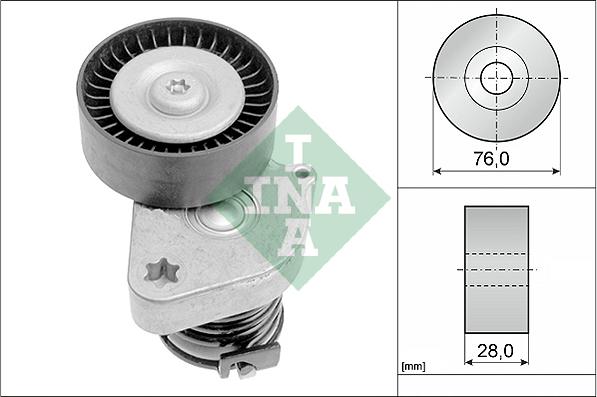 INA 534 0081 30 - Intinzator curea, curea distributie aaoparts.ro