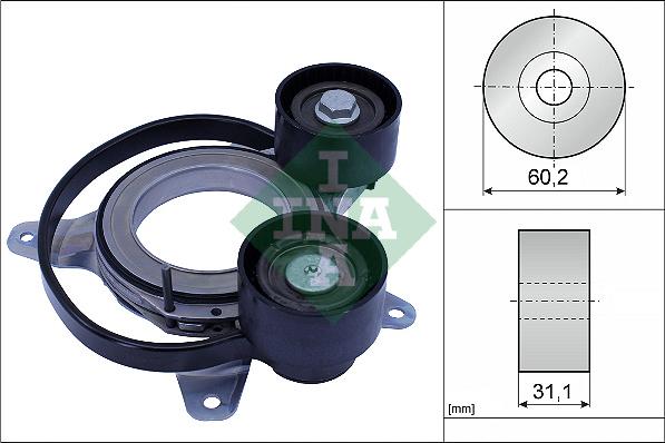 INA 534 0814 10 - Intinzator curea, curea distributie aaoparts.ro