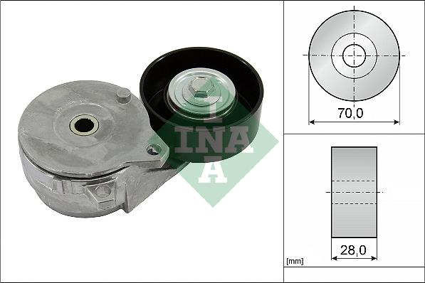 INA 534 0813 10 - Intinzator curea, curea distributie aaoparts.ro