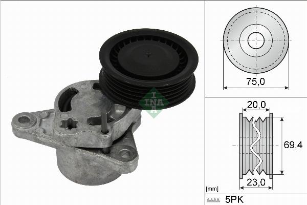 INA 534 0822 10 - Intinzator curea, curea distributie aaoparts.ro