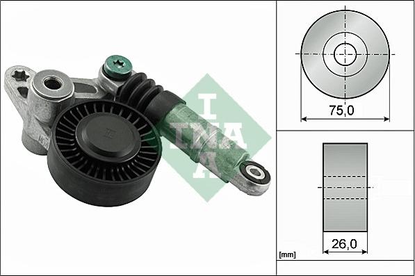 INA 534 0356 10 - Intinzator curea, curea distributie aaoparts.ro