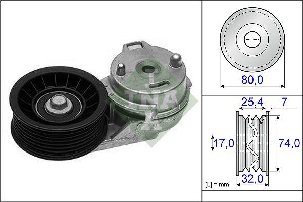 INA 534 0385 10 - Intinzator curea, curea distributie aaoparts.ro