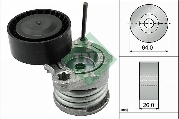 INA 534 0331 10 - Intinzator curea, curea distributie aaoparts.ro