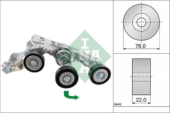 INA 534 0338 10 - Intinzator curea, curea distributie aaoparts.ro