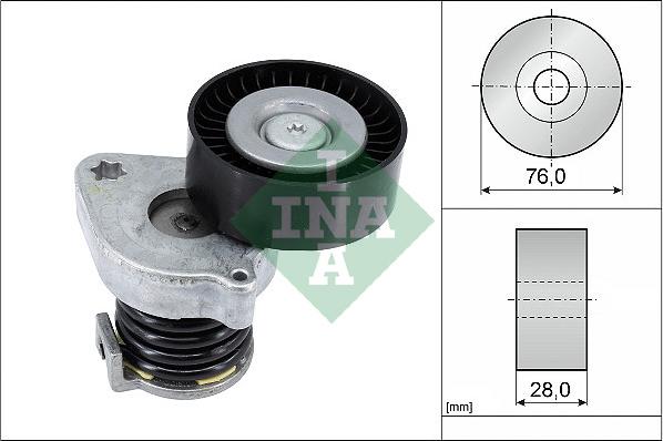 INA 534 0370 10 - Intinzator curea, curea distributie aaoparts.ro