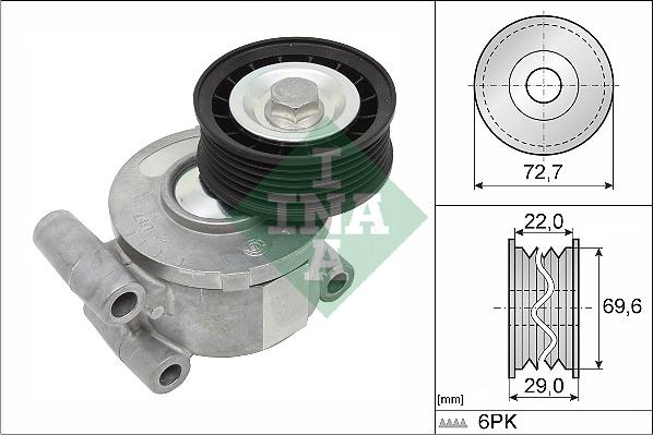 INA 534 0249 10 - Intinzator curea, curea distributie aaoparts.ro