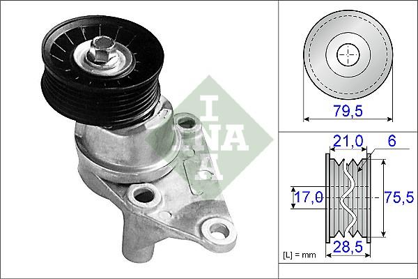 INA 534 0236 10 - Intinzator curea, curea distributie aaoparts.ro